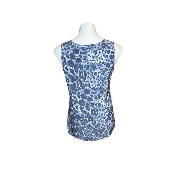 Chico’s NWT blue leopard print tank top size 0 (small) - Picture 9 of 15